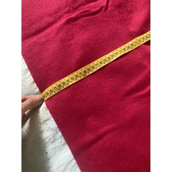 $100 EUC STOCKHOLM ATELIER & OTHER STORIES wool knit scarf O/S hot pink solid - Picture 4 of 8